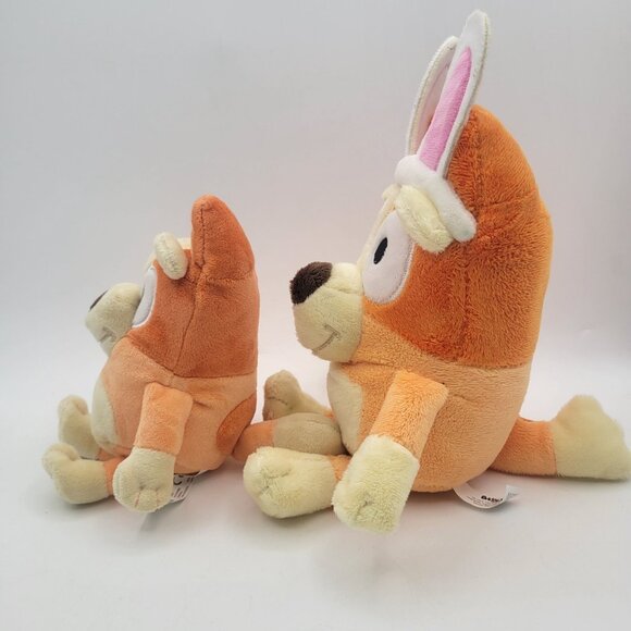 Bluey Pillow Pet & Plush Lot of Bingo & Mom Sister Blue & Orange Terriers - Picture 12 of 16